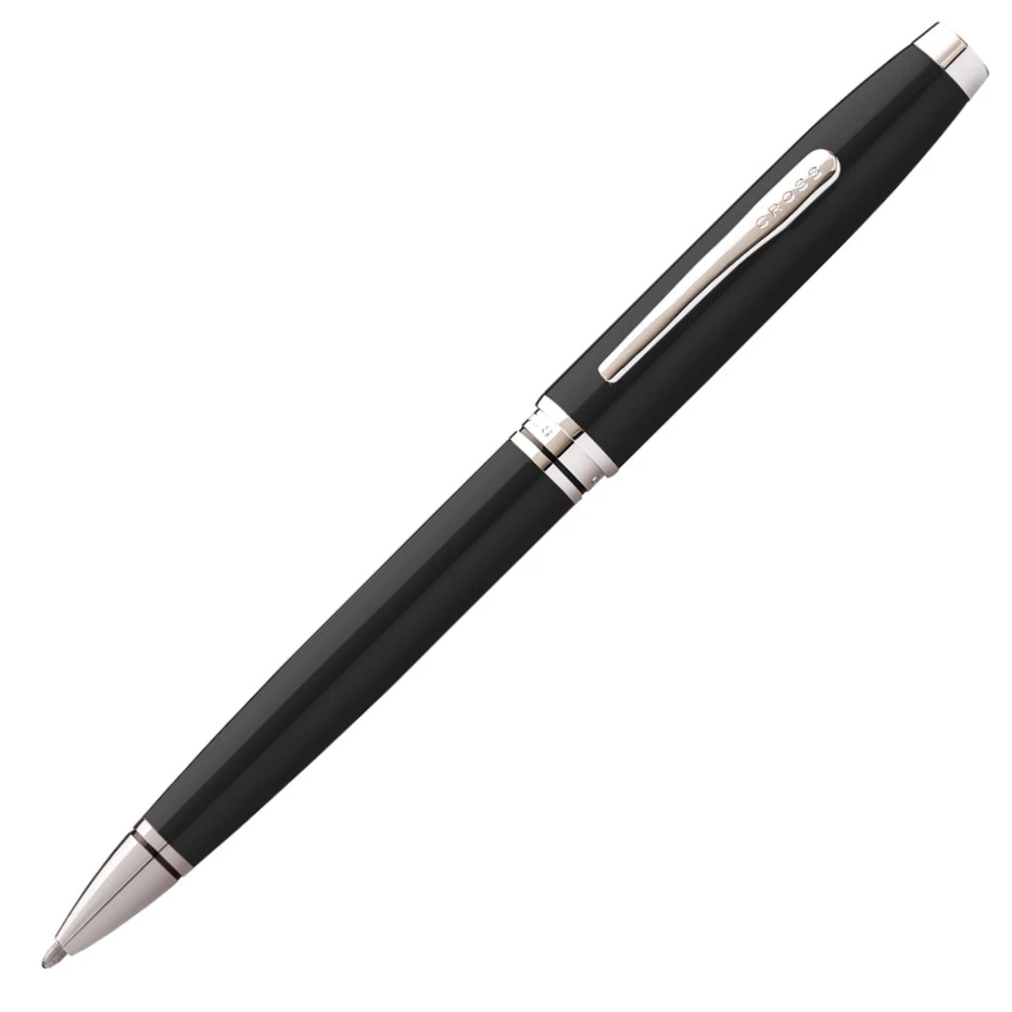 Coventry Black Lacquer With Chrome Ballpoint Pen