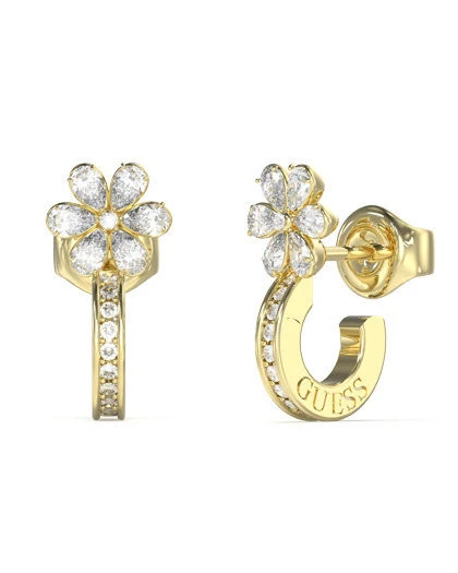 LILY FLOWER MINI HOOPS EARRING