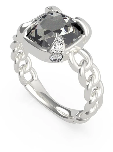 LADY LUXE BLACK/SILVER 56
