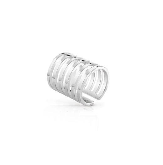 R-MULTI BAR RING SILVER 52