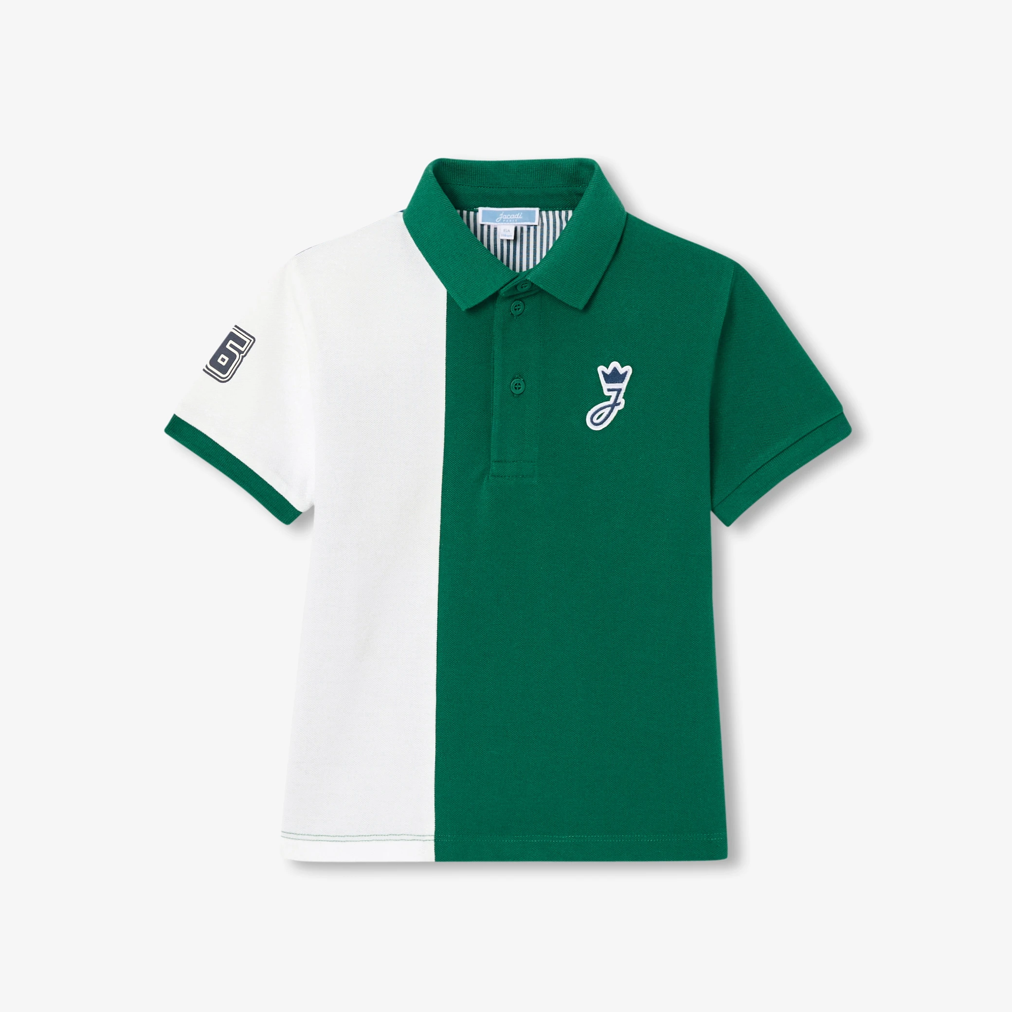 Boy Cotton Piqué Polo Shirt